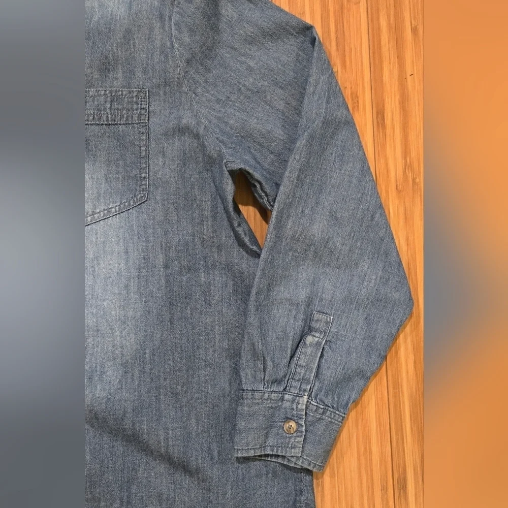 Christopher & Banks Denim Button-Up Shirt
